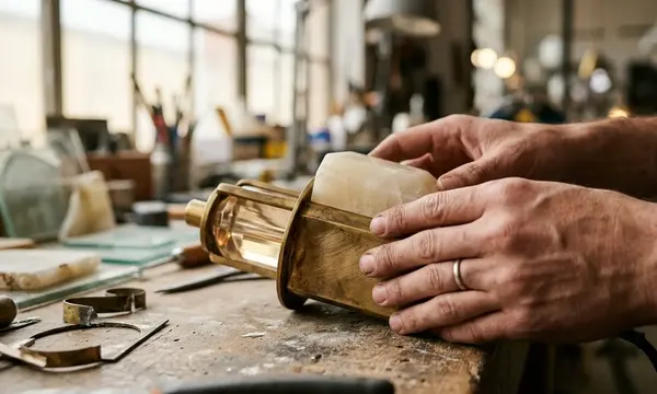 Cristal, latón y alabastro: análisis de cómo los materiales modifican la percepción lumínica en interiores