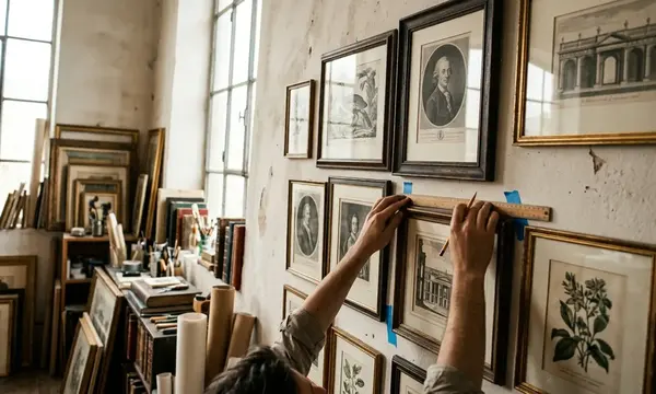 Cómo componer una pared con grabados antiguos sin que parezca un decorado: tutorial paso a paso