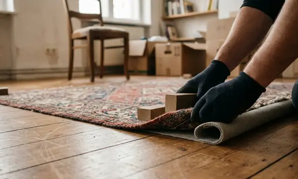 Cómo elegir y colocar una alfombra europea vintage de 1930-1950: método paso a paso